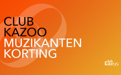 Start Club Kazoo muzikanten korting