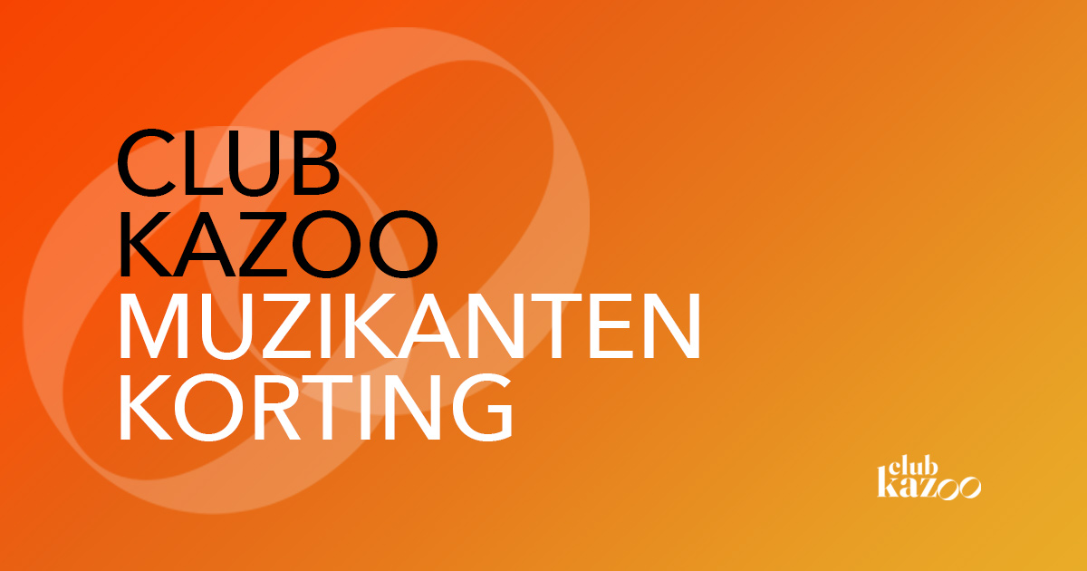 Club Kazoo Muzikanten korting