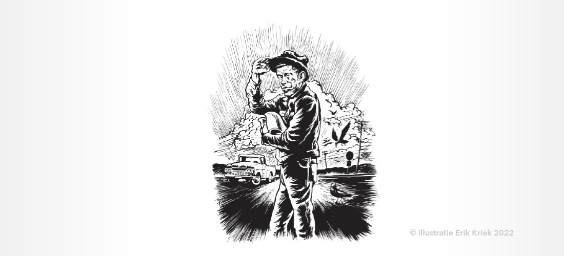 Jaap Boots over Tom Waits illustratie Erik Kriek